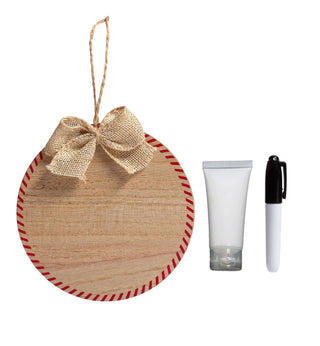 Handprint or Footprint Christmas Ornament and Paint Kit