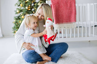 Baby's First Christmas Santa Blankie