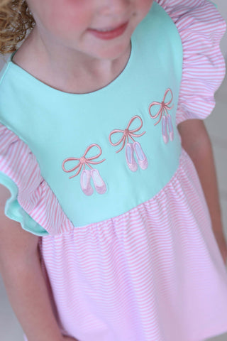 Pink Ballet Slipper Short Set