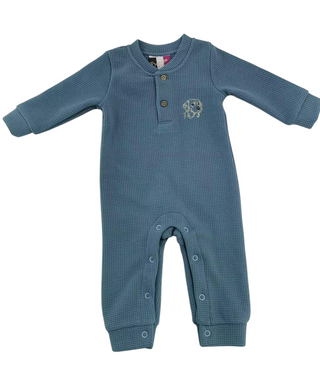 Banana Split Kids Blue Puppy Dog Romper for Boys