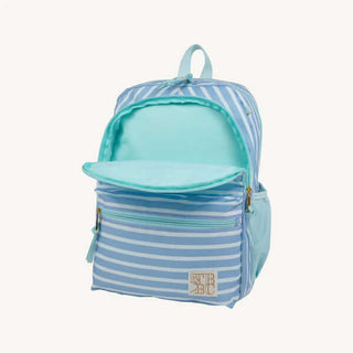The Beaufort Bonnet Backpack – Sarasota Sky Stripe / Sea Island Seafoam