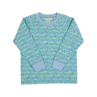 The Beaufort Bonnet Hugga Hippo Crewneck Sweatshirt