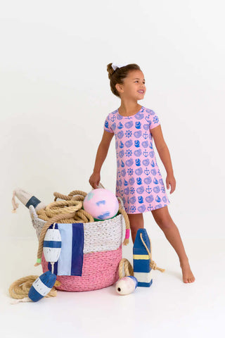 Polly Play Dress – Wilmington Waters/Pier Party Pink