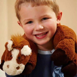 Horse Warmies Neck Wrap Plush Toy