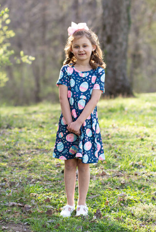 Easter Egg Twirl Dress