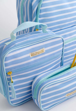 The Beaufort Bonnet Leighton Lunchbox – Sarasota Sky Stripe / Sea Island Seafoam