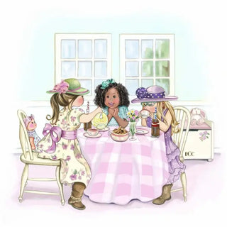 Little Southern Belle hardcover book with pink gingham cover—teaching girls grace, gratitude, and faith with charming Southern flair.