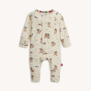 Where the Wild Things Are baby coverall with Max and monsters print by Magnetic Me, made from soft and stretchy TENCEL™ Modal fabric.