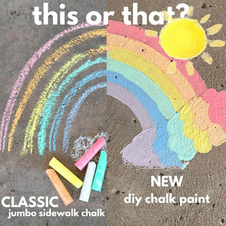 Sidewalk Chalk Paint Brush Set - Mud Pie