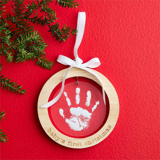 Mud Pie Baby's First Handprint Ornament Kit