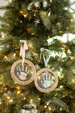 Mud Pie Baby's First Handprint Ornament Kit