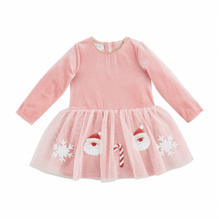 Mud Pie Christmas Dress with Santa Tutu