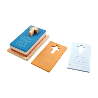 Wooden Prayer Puzzle Stacker - Mud Pie