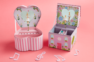 Musical Jewelry Box - House or Heart Design - Mud Pie