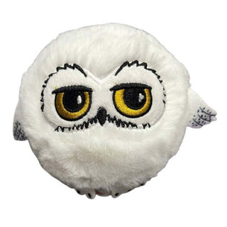 TY Hedwig Bounce Ball – round white plush owl with golden eyes and wings, inspired by Harry Potter’s snowy owl. Soft, cuddly, and magical.