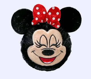 TY Minnie Mouse Bounce Ball – soft plush toy with Minnie’s iconic ears, red polka-dot bow, and smile. Official Disney Beanie Bouncer.