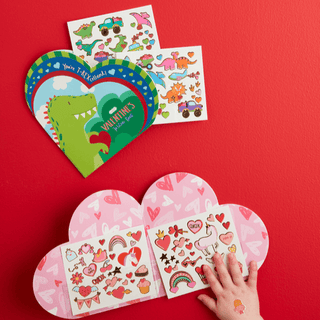 Unicorn or Dinosaur Valentine Tattoo Book - Mud Pie