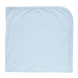 Pin Dot Blue Magnetic Me Baby Blanket