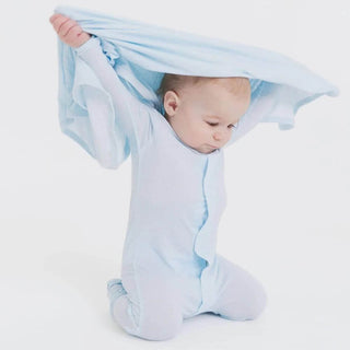 Pin Dot Blue Magnetic Me Baby Blanket