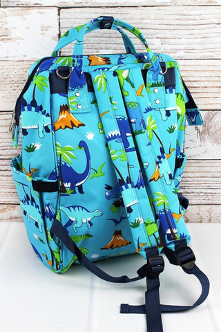 Dinosaur World Diaper Bag Backpack
