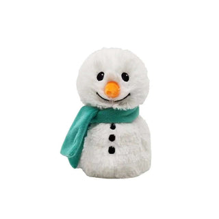 Green Scarf Snowman - Warmies Junior Plush Toy