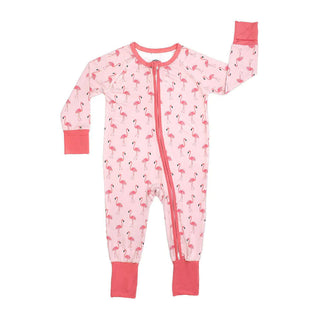 Flamingo Bamboo Convertible Baby Pajamas