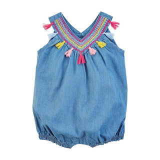Chambray Tassel Bubble