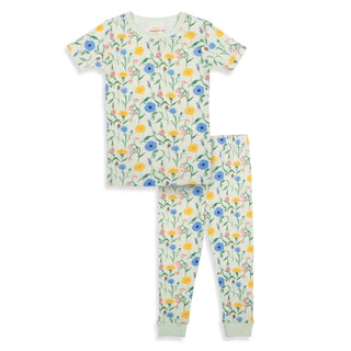 Magnetic Me Le Jardin Organic Cotton Magnetic No Drama Pajama Short Sleeve Set