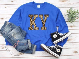 Leopard KY Printed boutique Sweatshirt 