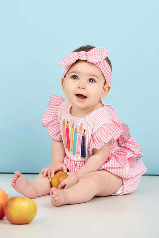 Pencil Baby Romper & Headband Set