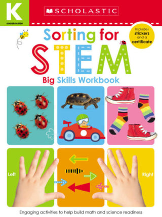 Scholastic Early Learners: Kindergarten Big Skills Workbook: Sorting for Stem-books-Simply Blessed Children's Boutique
