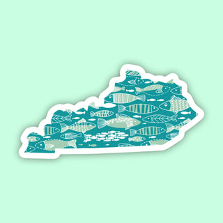 Kentucky Fish State Sticker-Simply Blessed Children's Boutique