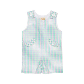 Prescott Pocket Jon Jon – Sir Proper's Preppy Plaid with Grace Bay Green