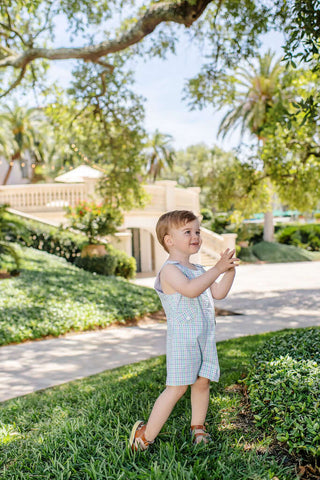 Prescott Pocket Jon Jon – Sir Proper's Preppy Plaid with Grace Bay Green