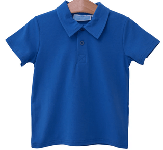 Trotter Street Kids Henry Polo- Royal Blue