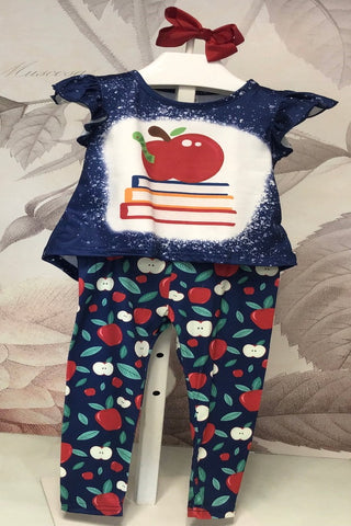 Back To School All Apples Girls Boutique Outfit