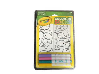 Crayola Color In Socks