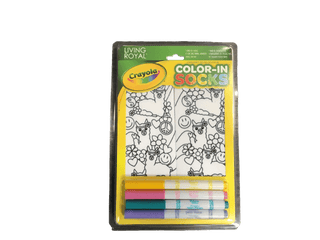 Crayola Color In Socks