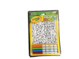 Crayola Color In Socks