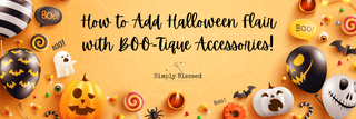 How to Add a Little Halloween Flair with Some Boo-tique Accessories! - Simply Blessed Children's Boutique