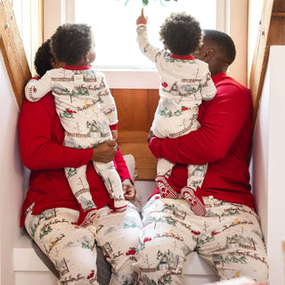 Christmas Matching Family Pajamas made of organic cotton burt's bees