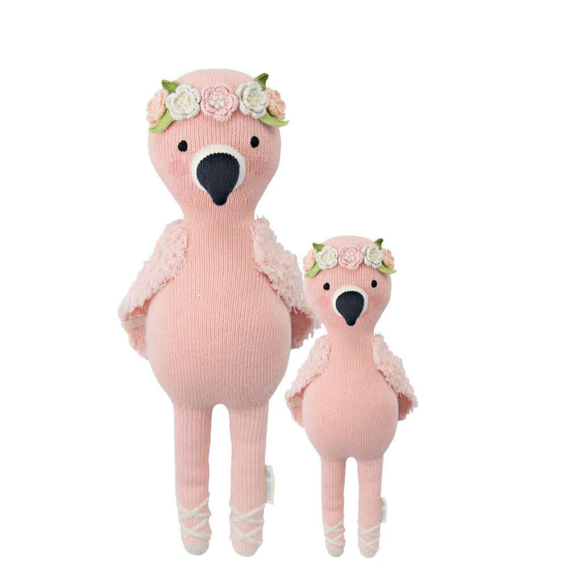 Cuddle and Kind Penelope The Flamingo Handcrafted with Love 1 doll=10 meals