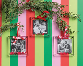 Mud Pie Grandma Acrylic Photo Frame Christmas Ornament-Christmas ornament-Simply Blessed Children's Boutique