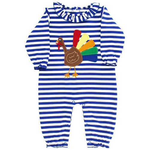 Bailey Boys Gobble Gobble- Girls Knit Romper