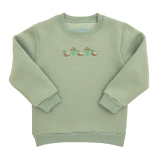 Itsy Bitsy Toddler Boys Embroidered Mallard Trio Sweatshirt Pullover-Boys Sweatshirt/Pullover-Simply Blessed Children's Boutique