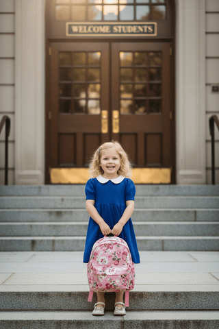 Holly Day Dress - Rockefeller Royal/Worth Ave White by The Beaufort Bonnet Company-Girls Dresses-Simply Blessed Children's Boutique