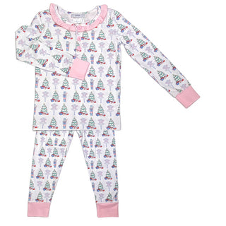 Ishtex Girls Christmas Nutcracker Pajama Set-Girls Sleepwear-Simply Blessed Children's Boutique