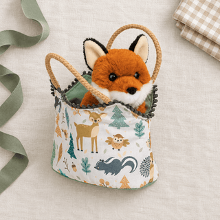 Douglas Magical Forest Sassy Sak with Sitting Fox - Simply Blessed Children's Boutique