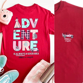 Adventure Is Always A Good Idea: Cardinal Red-Misc.-Simply Blessed Children's Boutique