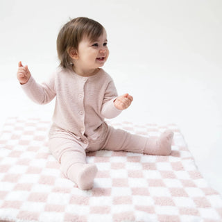Angel Dear Chenille Cardigan Set – Blush Pink - Simply Blessed Children's Boutique